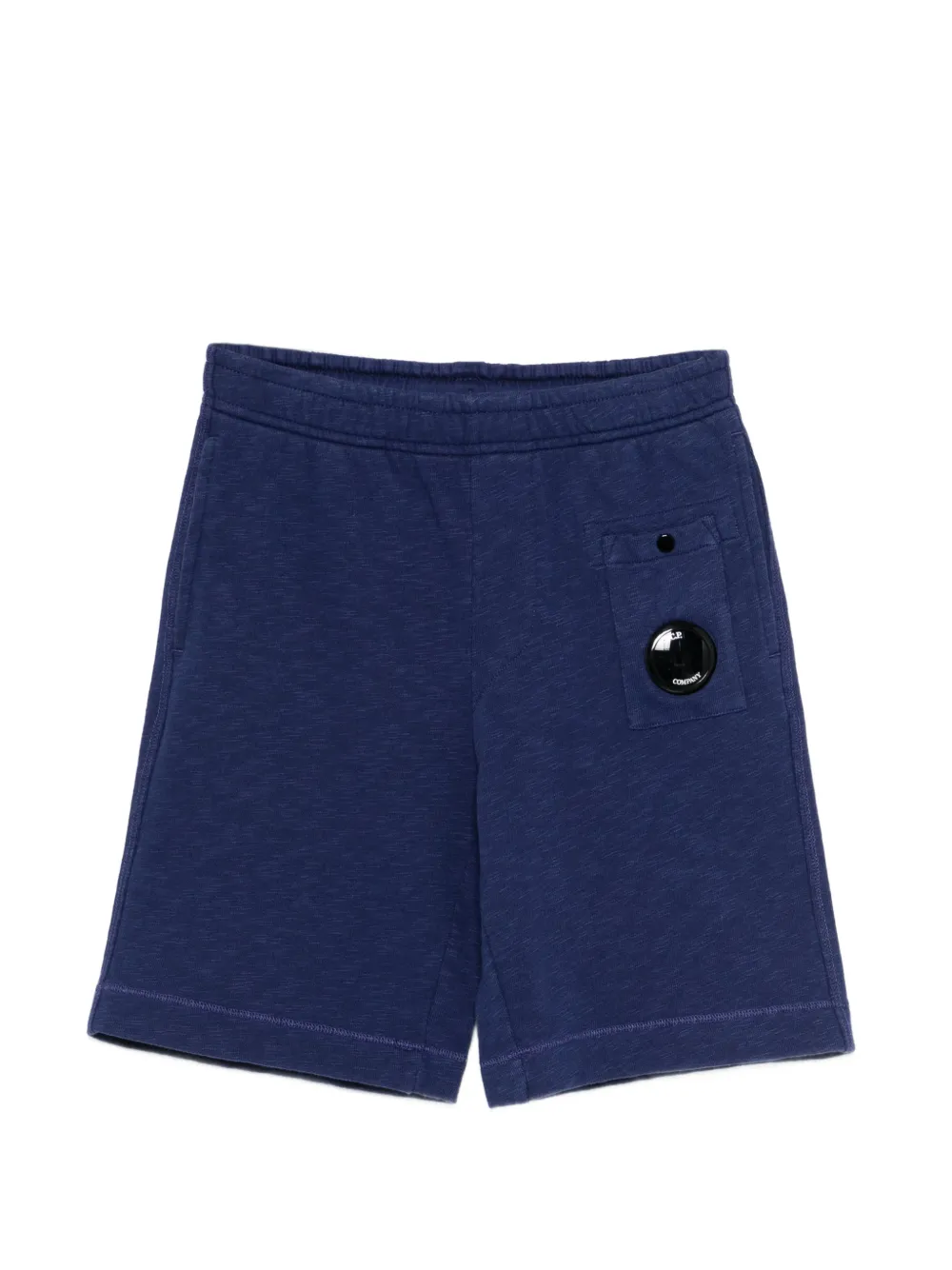 C.P. Company Kids logo-detail shorts - Blu