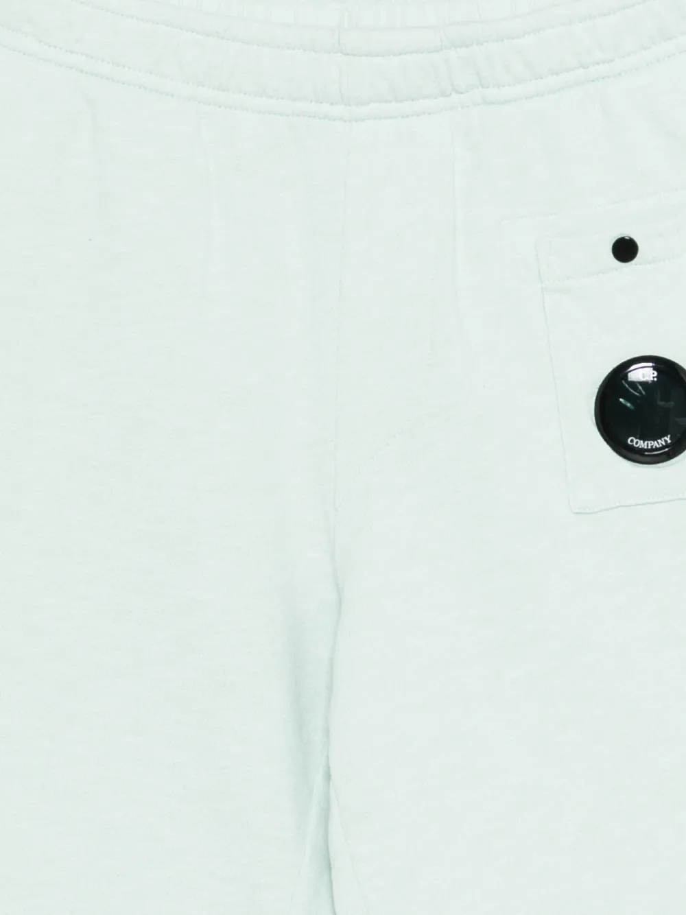 C.P. Company Kids Shorts met logo Groen
