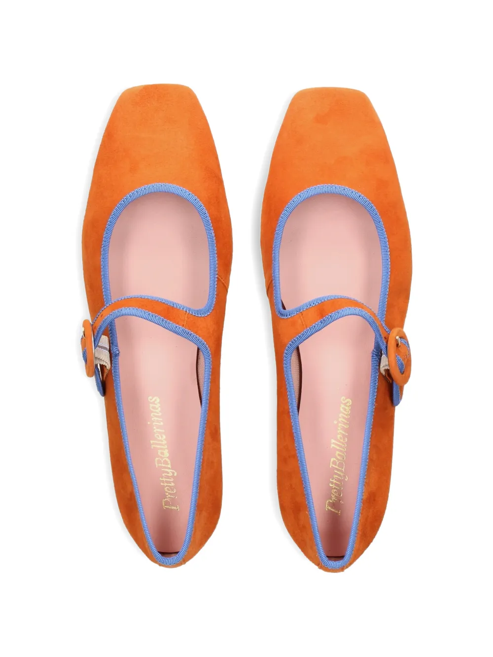 Pretty Ballerinas Camille ballerina's met gesp Oranje