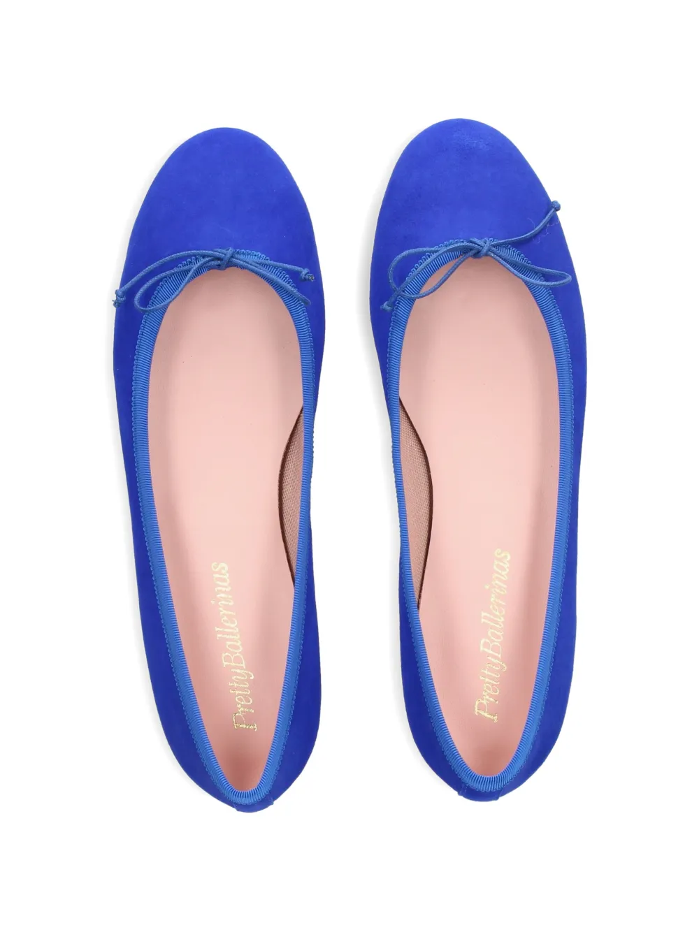 Pretty Ballerinas Nicole ballerina's met strik Blauw