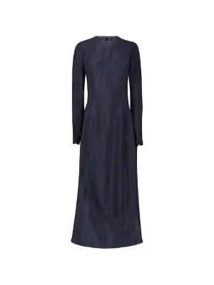 sachin and babi light blue dress MM6 MAISON MARGIELA Convertible Lace-Trimmed Satin Maxi Slip Dress