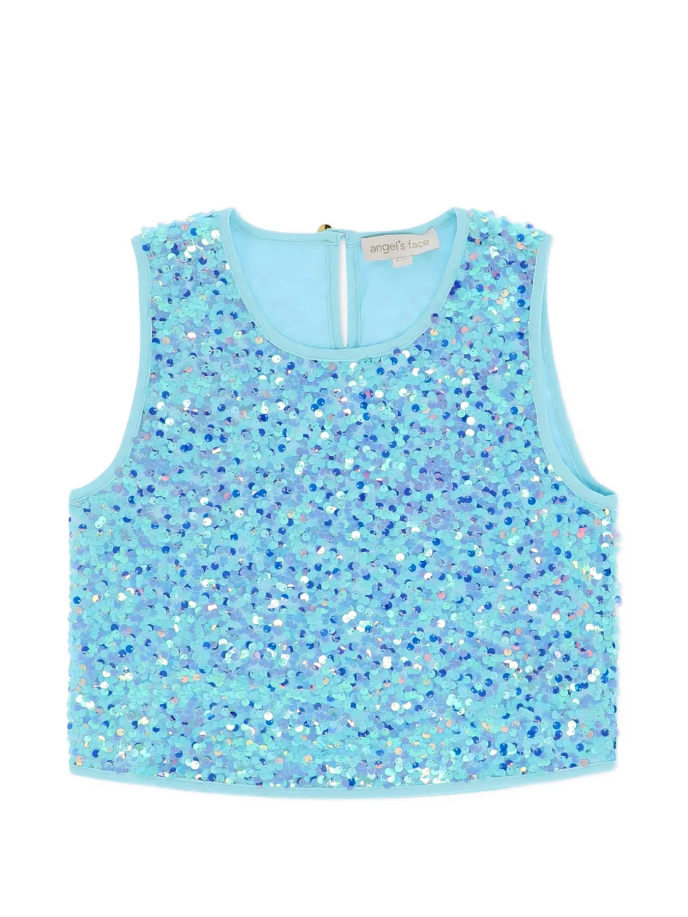 ANGEL'S FACE KIDS Diva sequin-embellished top - Blu