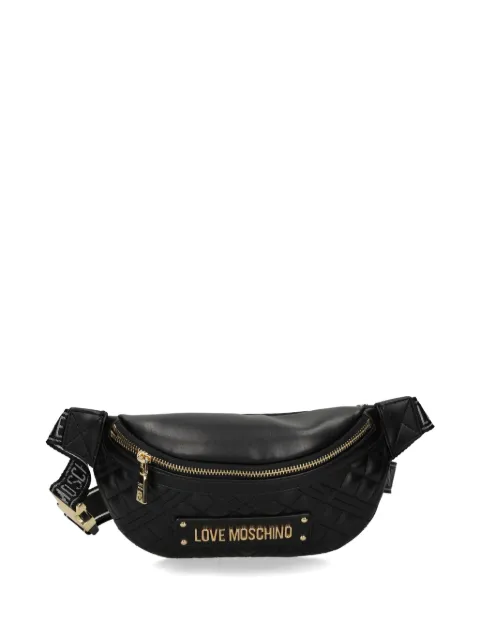 Love Moschino quilted logo belt bag