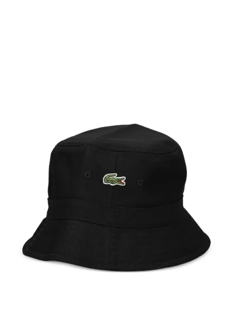 Lacoste gorro de pescador con parche del logo