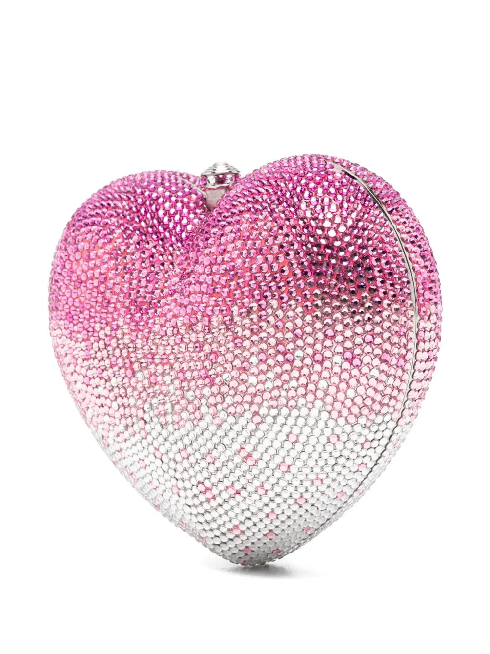  San Blas Heart Embellished Clutch Bag - Pink 
