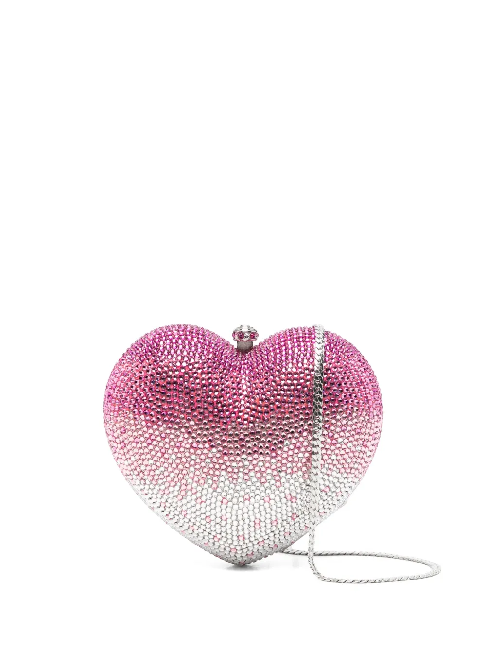 San Blas heart embellished clutch bag - Rosa