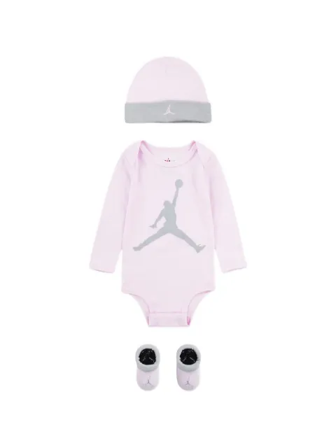 Jordan Kids logo babygrow set of three