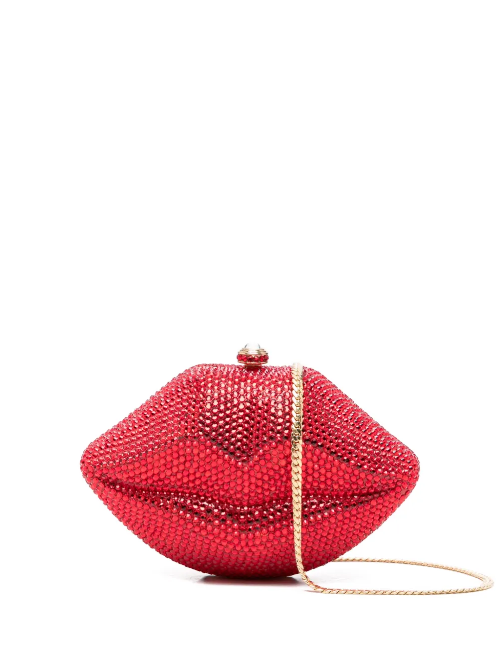 San Blas kiss passion lips clutch bag - Rosso
