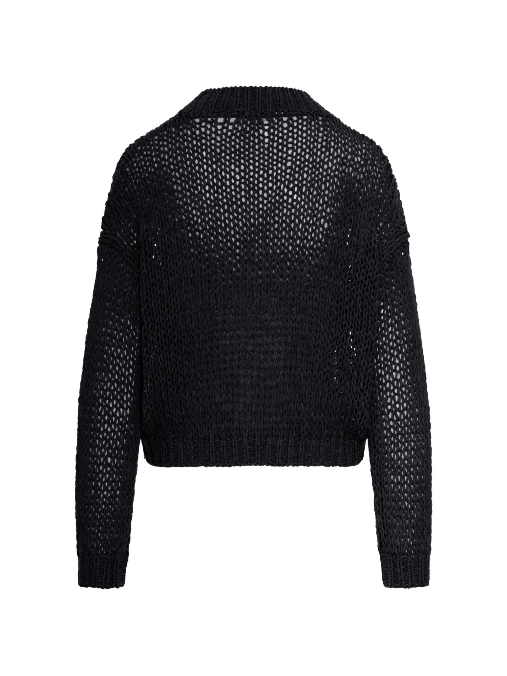 Roberto Collina Vest met V-hals en knoopsluiting Zwart