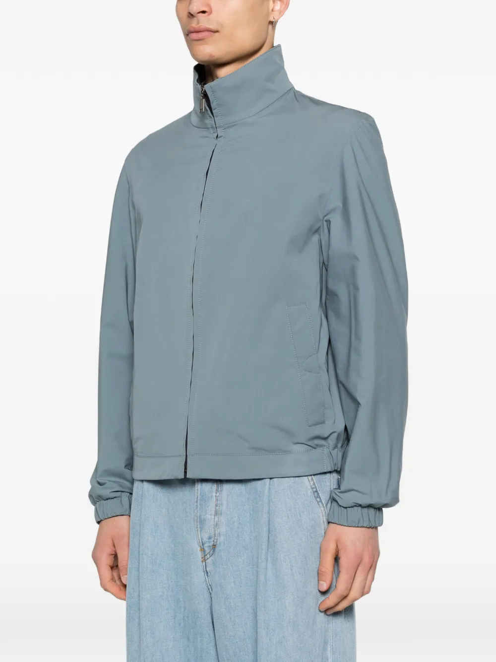 Brioni Jack met rits Blauw