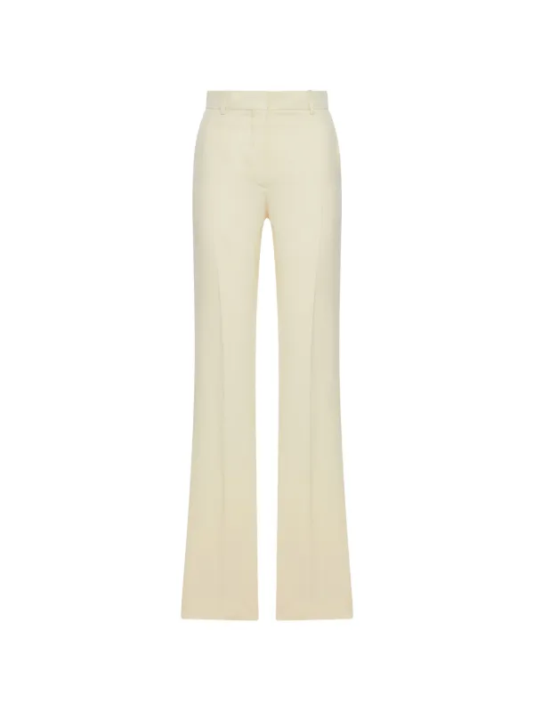 Sportmax Panelled Trousers in Neutrals