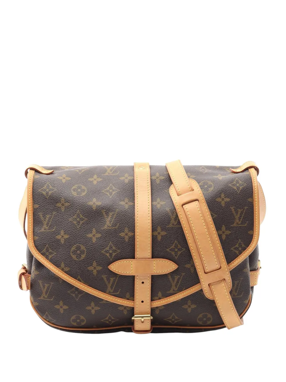 Louis Vuitton Pre-Owned 2005 Monogram Saumur 30 crossbody bag - Marrone