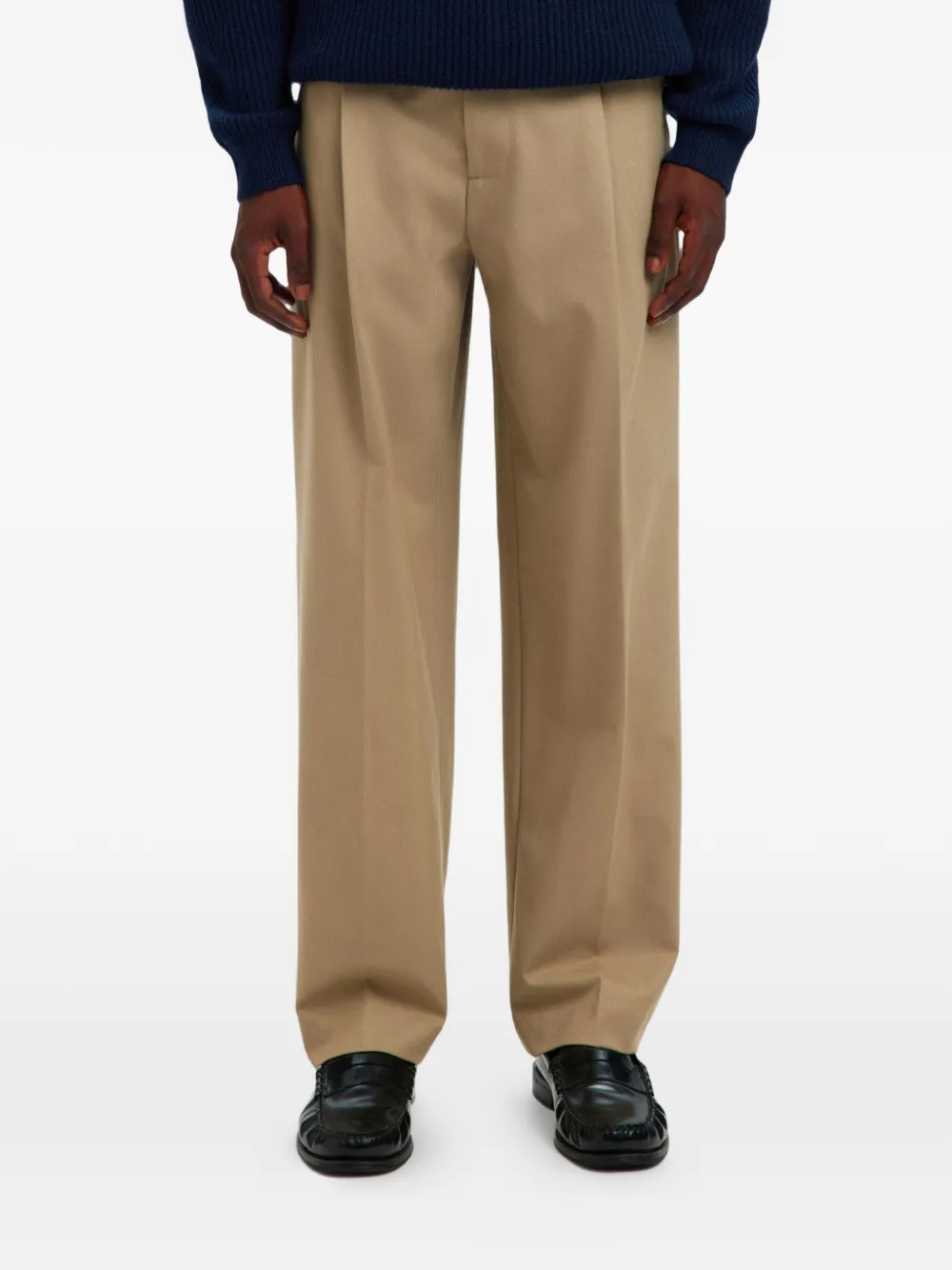  Selected 220 Pleated Trousers - Neutrals 