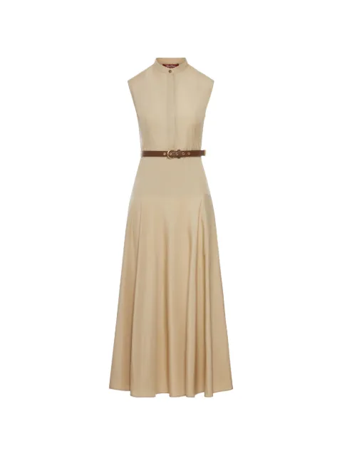 Max Mara belted maxi dress