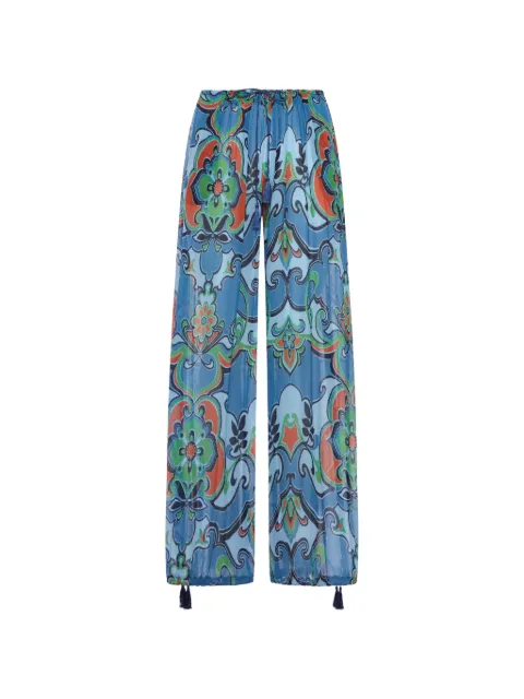 ETRO pantalones con estampado floral