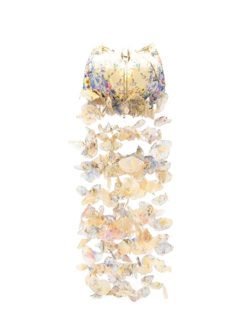 Camilla floral pouch bag