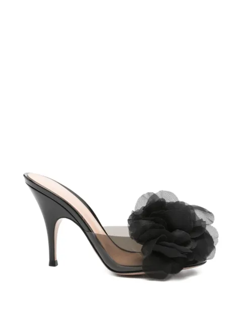 Gianvito Rossi flower-detail heeled sandals