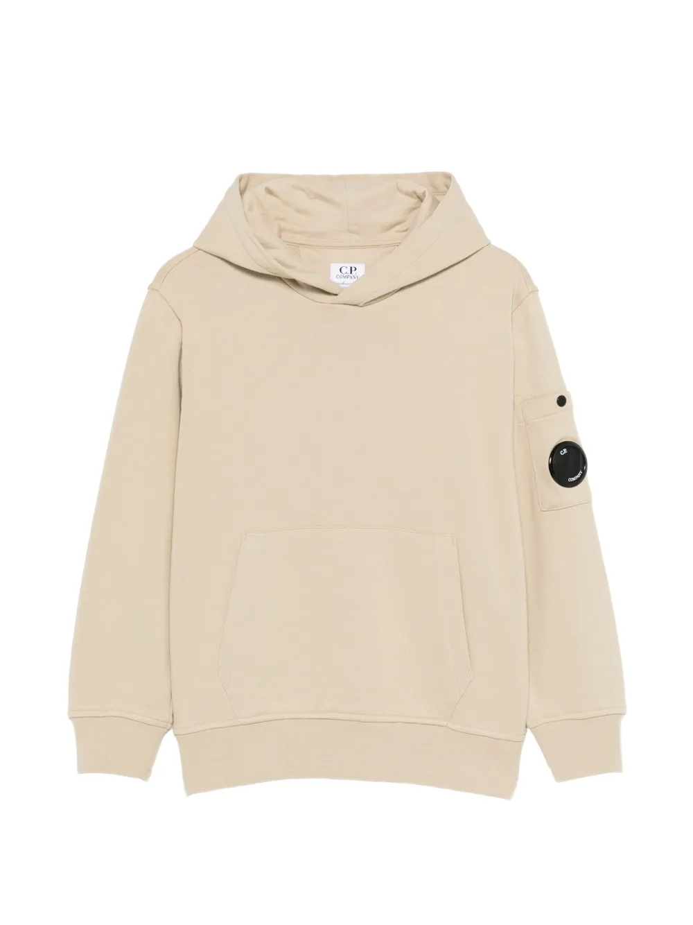 C.P. Company Kids logo-detail hoodie - Toni neutri