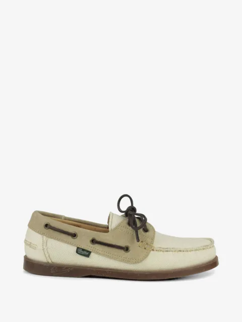 Paraboot canvas boat shoes 