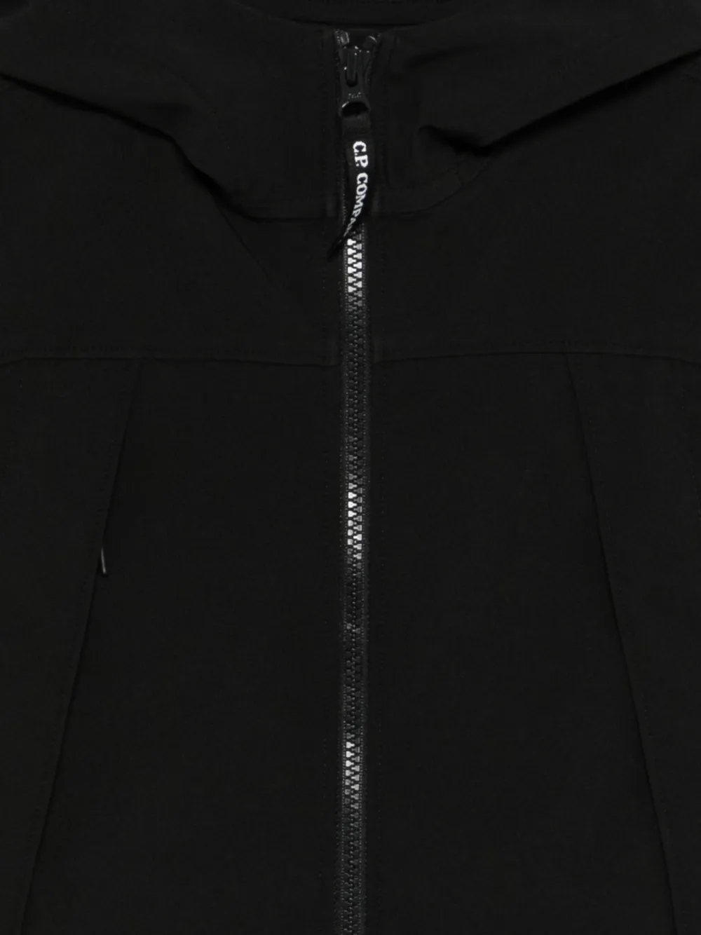 C.P. Company Kids Bodywarmer met capuchon en rits Zwart