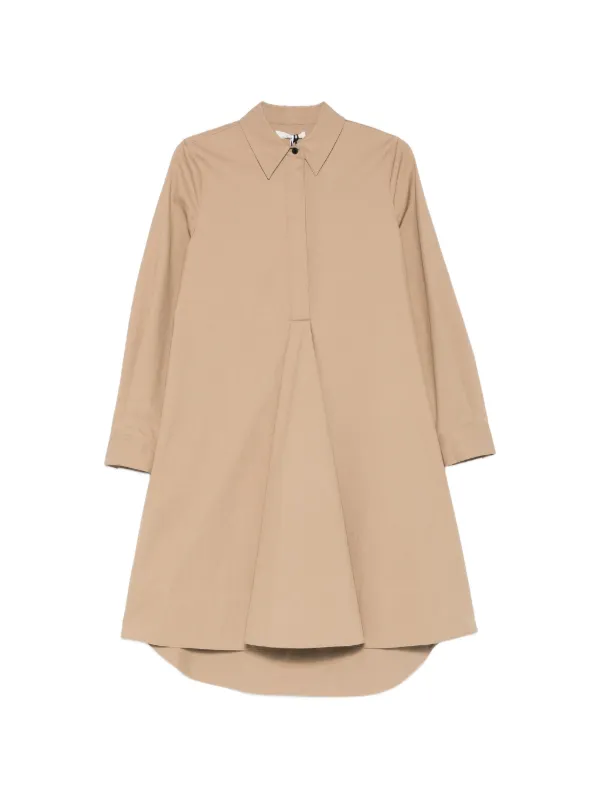 Co Polo-collar Dress in Neutrals