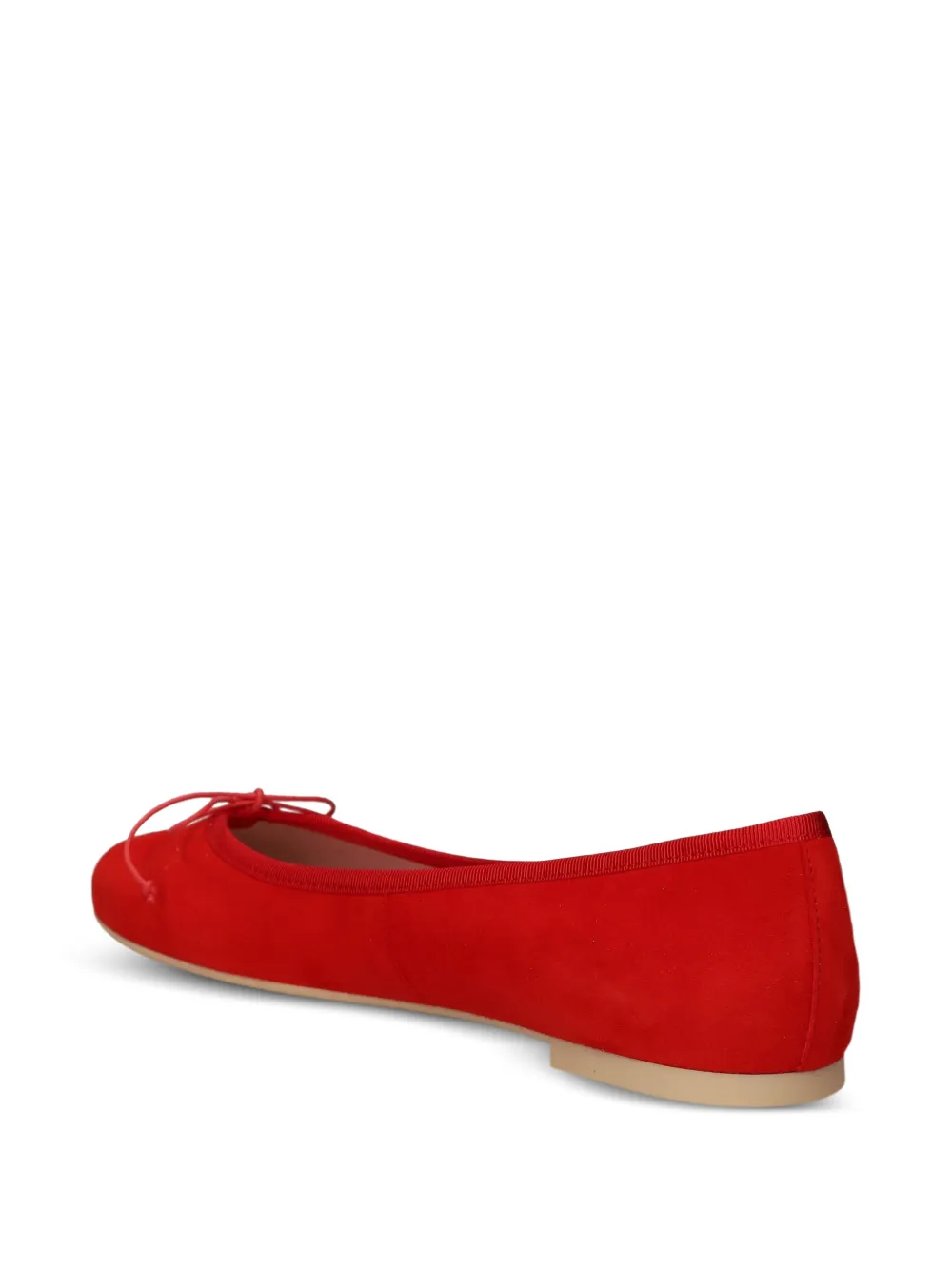  Pretty Ballerinas Nicole Tie-detail Ballet Flats - Red 
