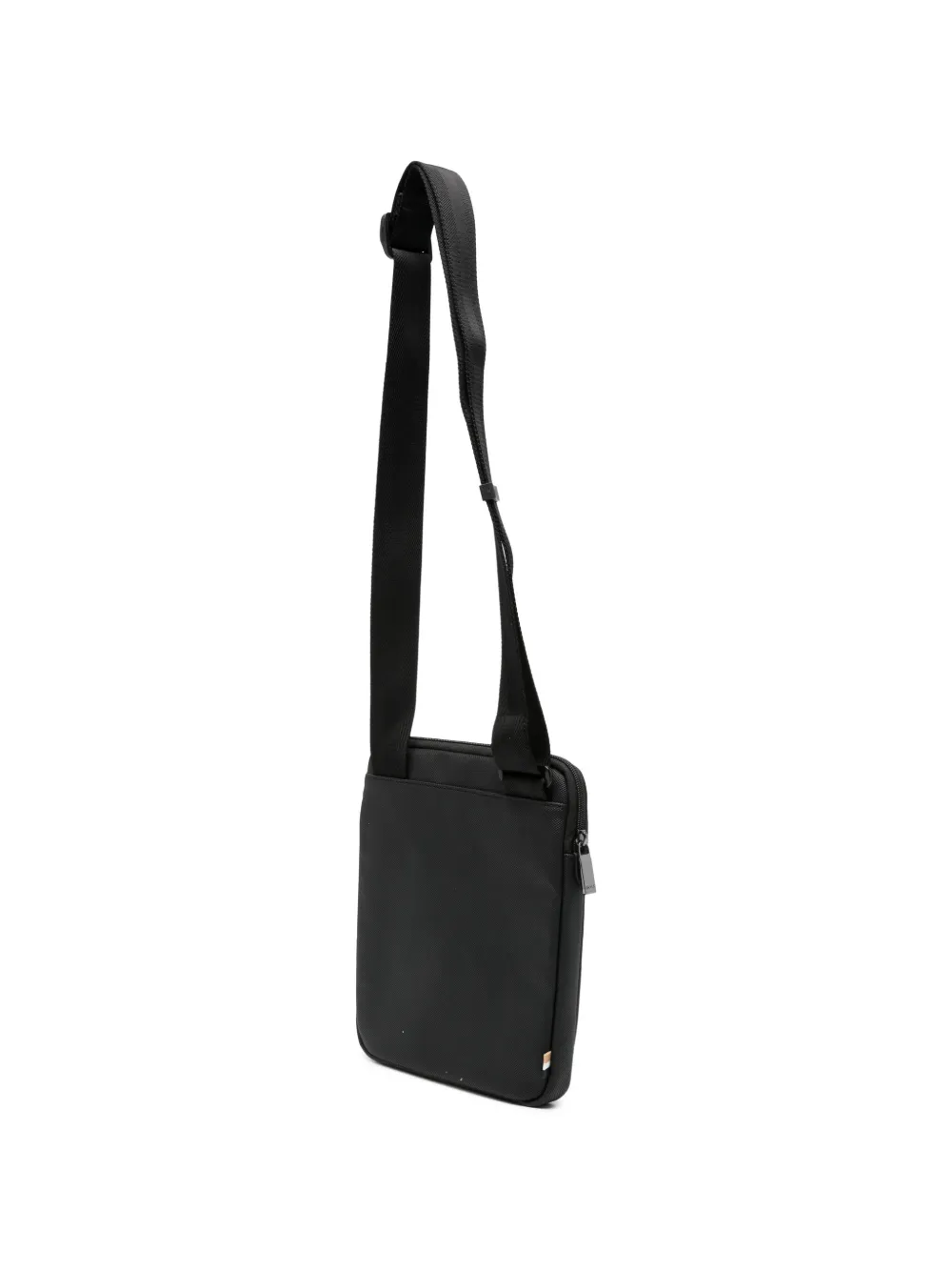  Boss Logo-plaque Messenger Bag - Black 