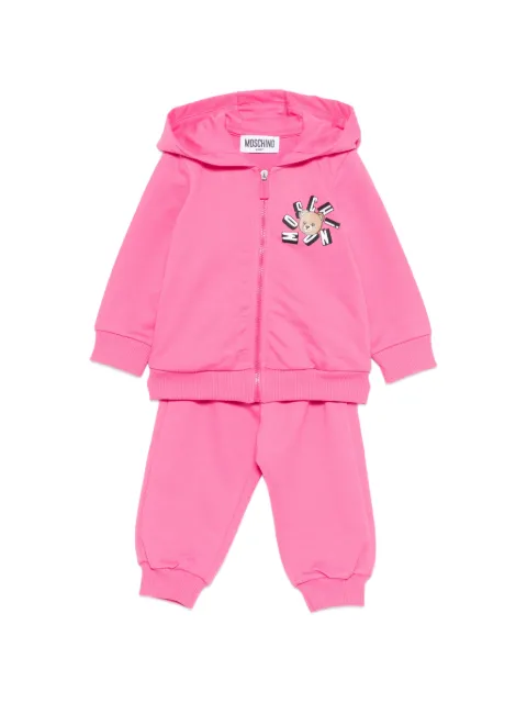 Moschino Kids traje deportivo con detalle del logo