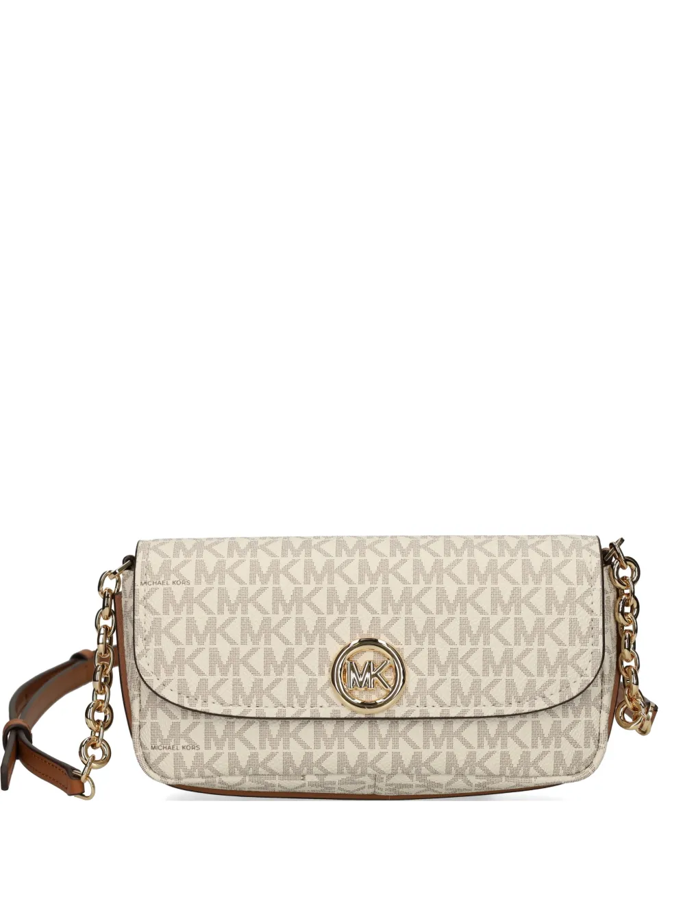 Michael Michael Kors small Nolita logo cross body bag - Toni neutri