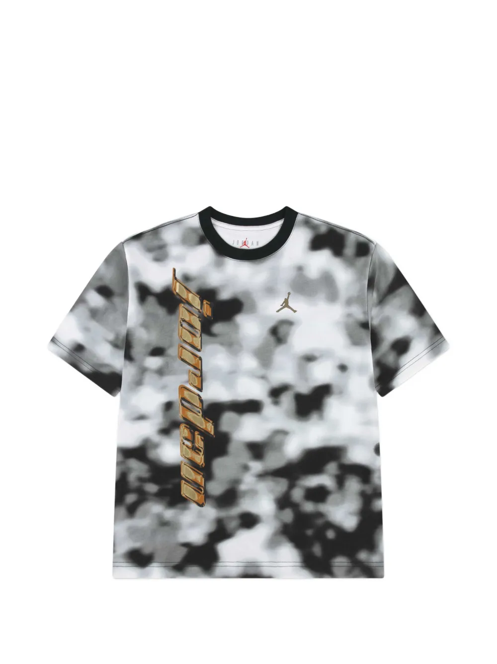 Jordan Kids Chrome Mountain camouflage-print T-shirt - Bianco