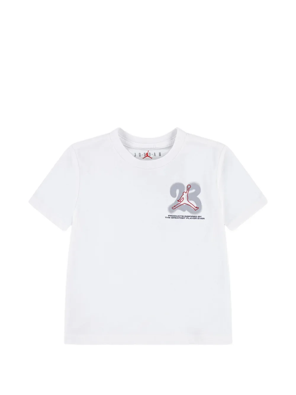 Jordan Kids 23 Spray Júnior graphic print T-shirt - Bianco