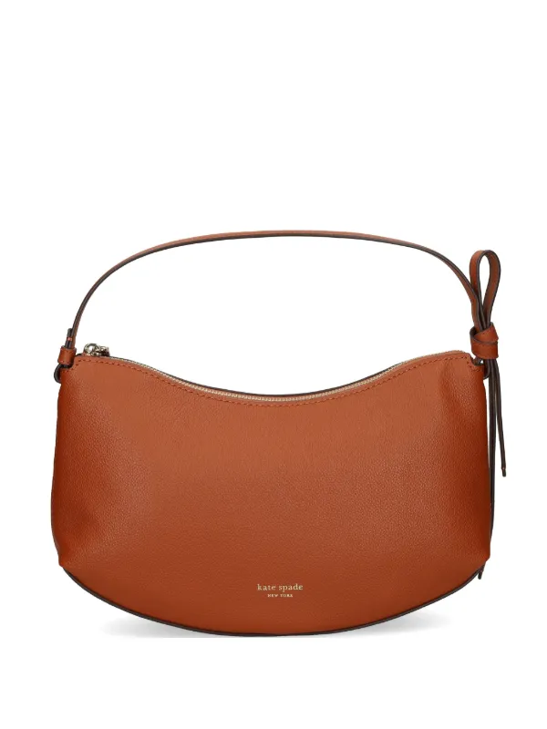 Kate Spade ループ レザーショルダーバッグ | ブラウン | FARFETCH JP