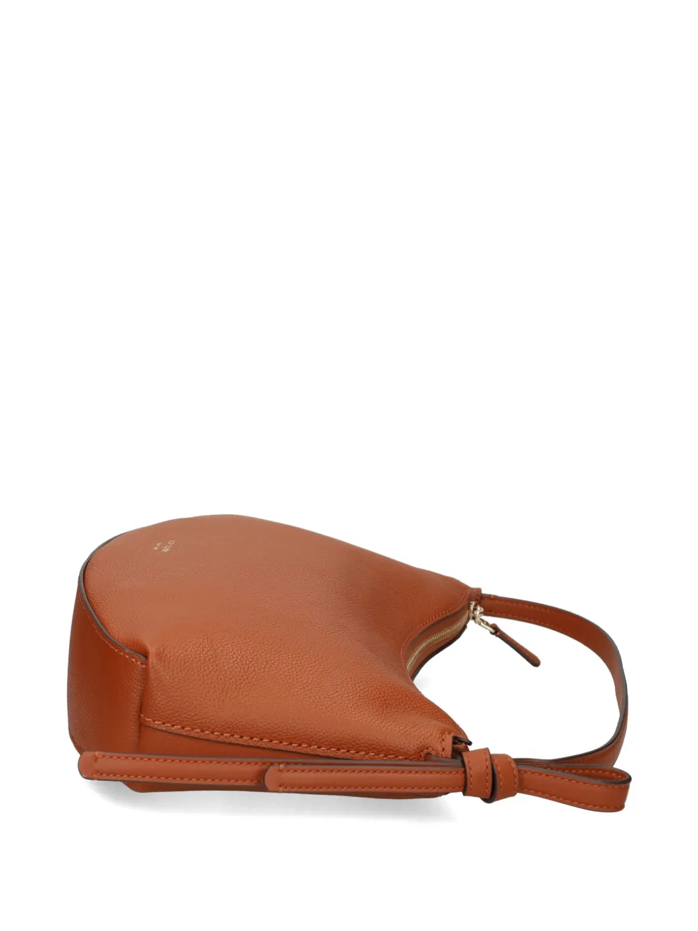 Kate Spade Loop leren schoudertas met rits Bruin