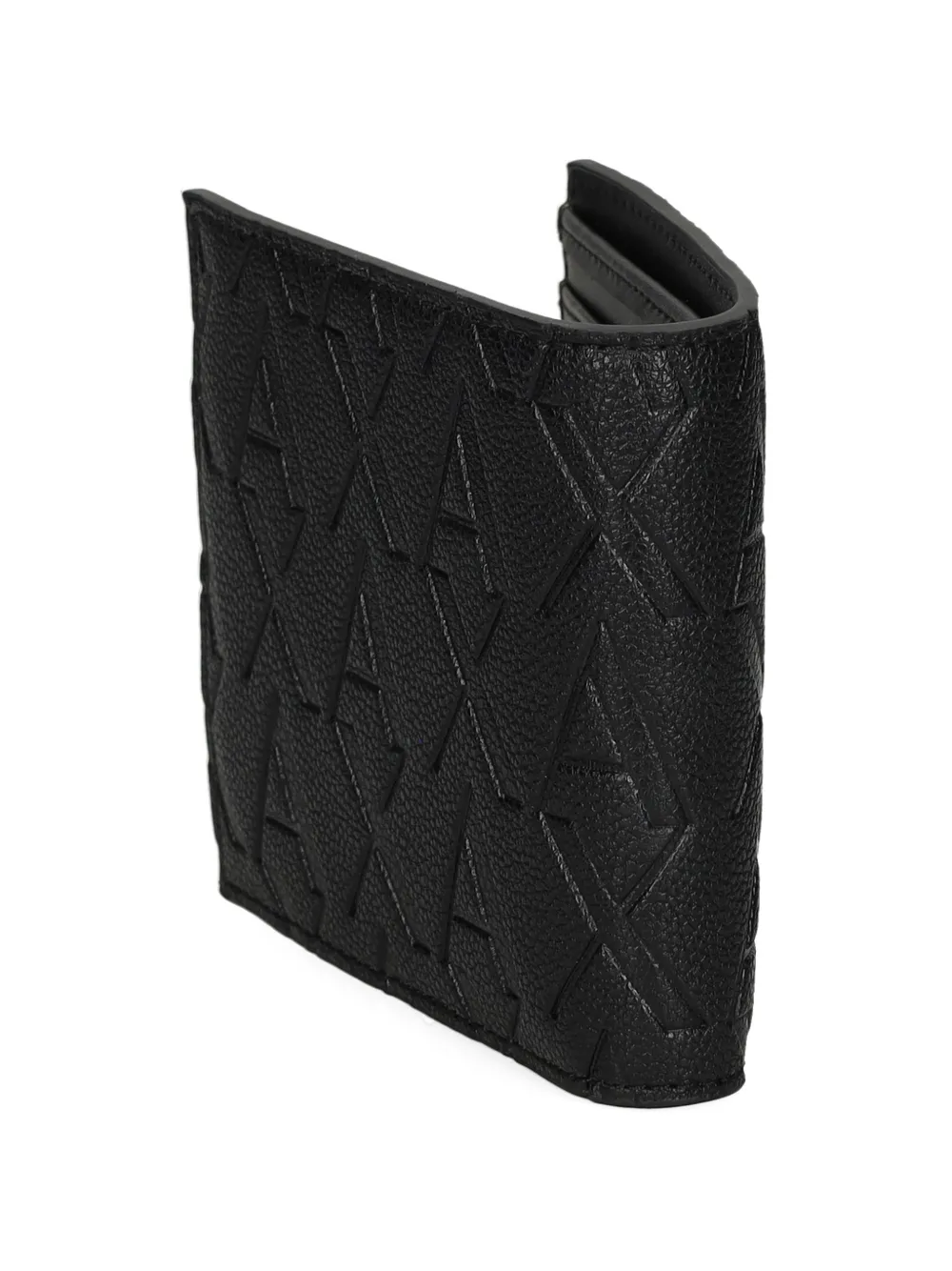 Armani Exchange logo-embossed wallet - Nero