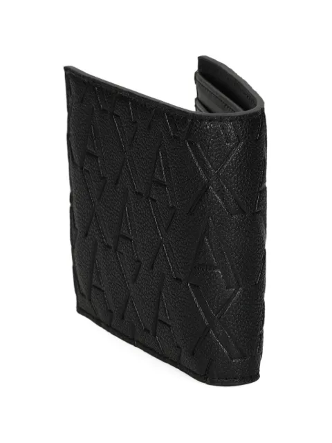 Armani Exchange logo-embossed wallet