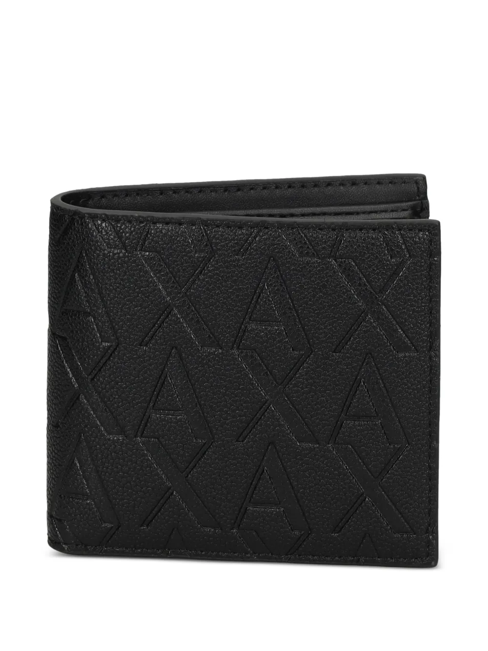 Armani Exchange logo-embossed wallet - Nero