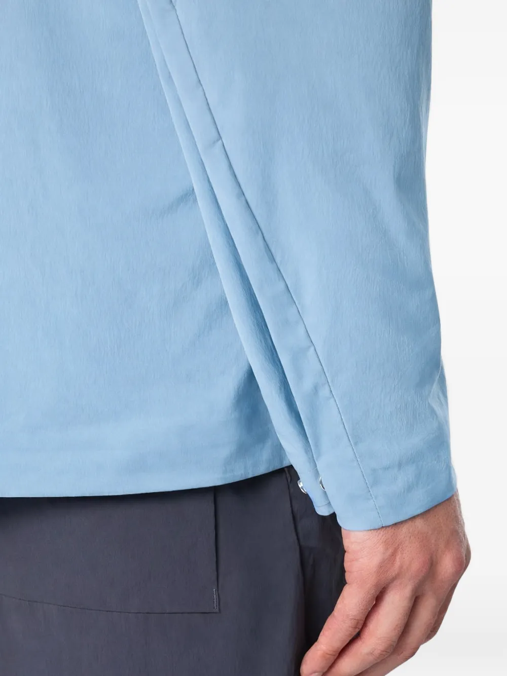 Stone Island Shirtjack met rits Blauw