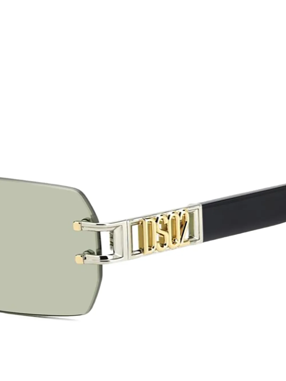 DSQUARED2 EYEWEAR Zonnebril met rechthoekig montuur Zilver