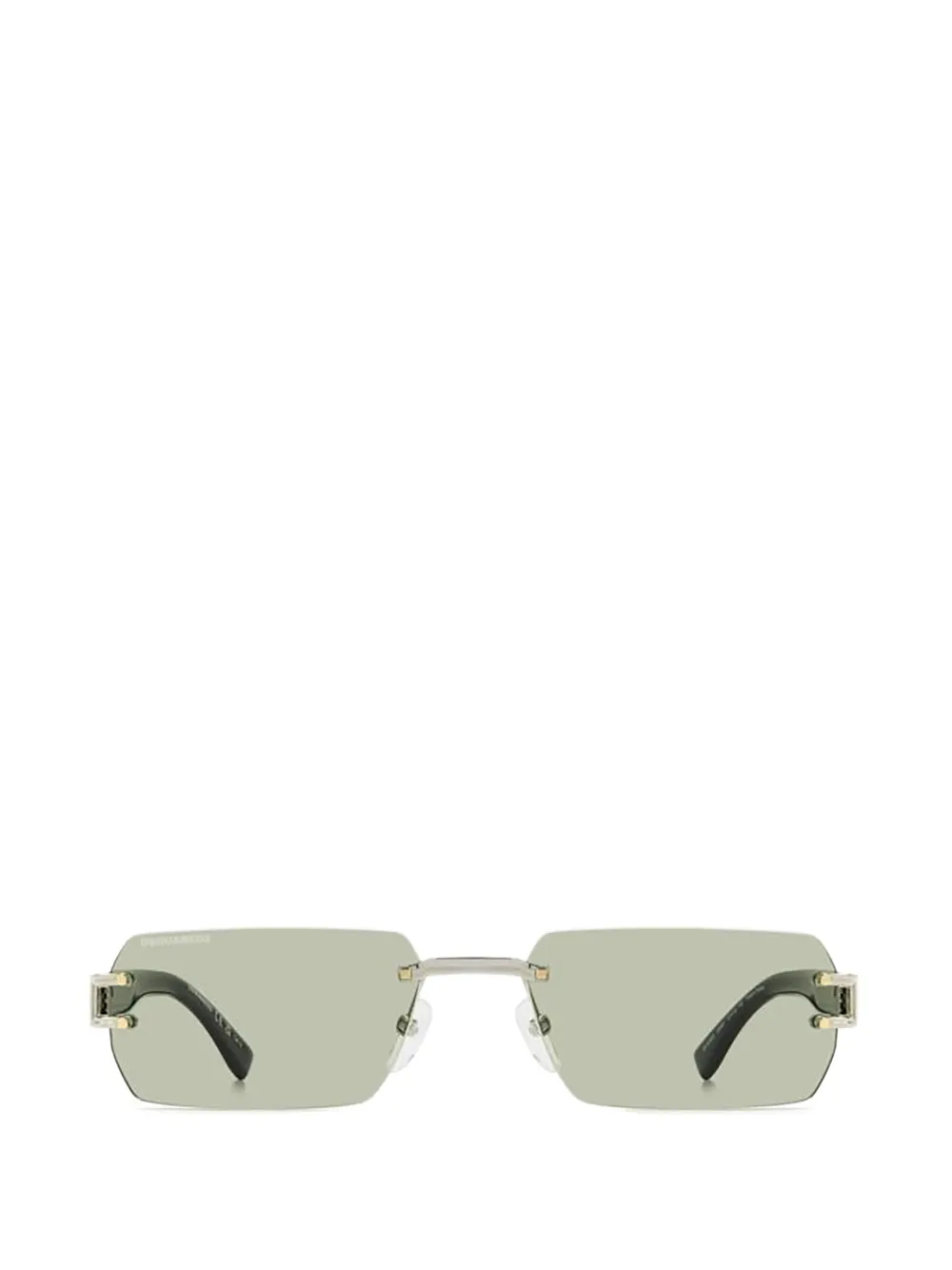 DSQUARED2 EYEWEAR rectangle-frame sunglasses | Silver | Image 1