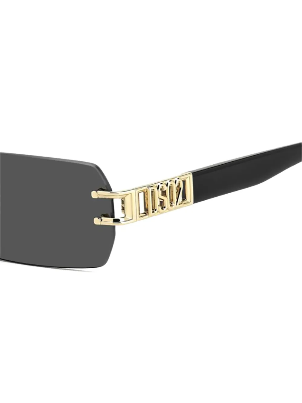 DSQUARED2 EYEWEAR Zonnebril met rechthoekig montuur Goud