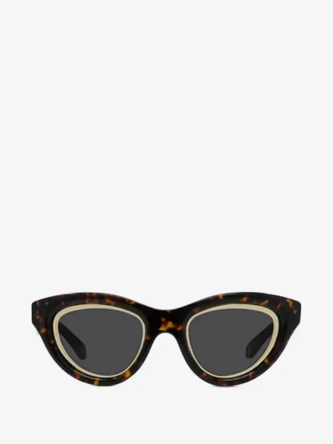 LOEWE  lentes de sol con detalle de Anagrama