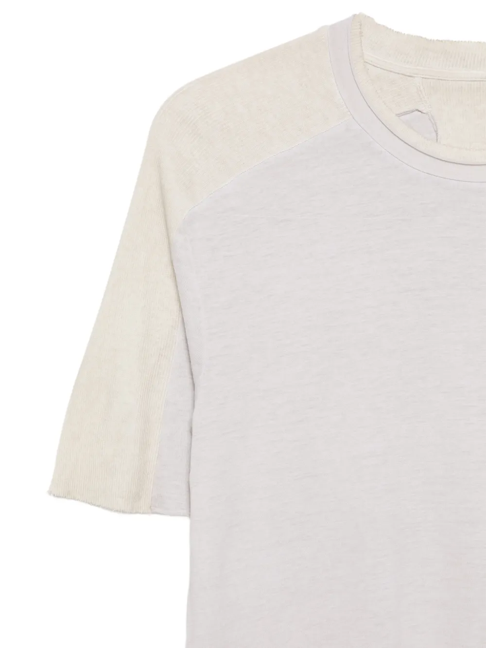  Masnada Panelled T-shirt - Neutrals 