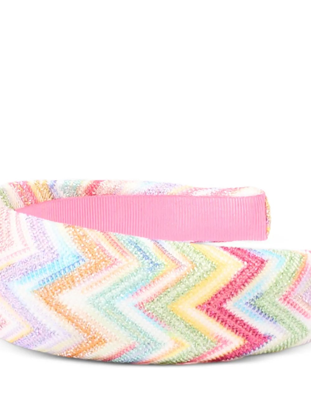  Missoni Kids Zig-zag Headband - Pink 