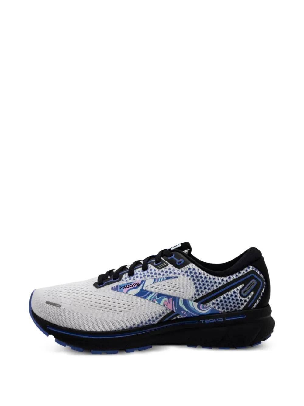 BROOKS Ghost 14 patterned sneakers | White | Image 1