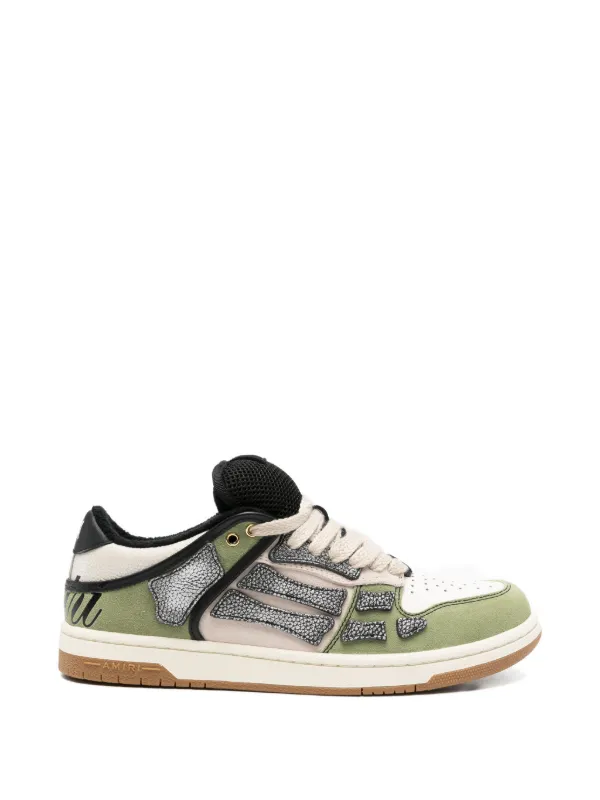 AMIRI XL Skel スニーカー | グリーン | FARFETCH JP