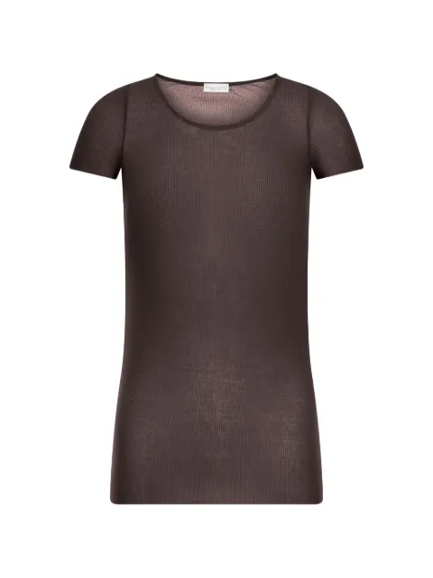 Roberto Collina Geripptes T-Shirt