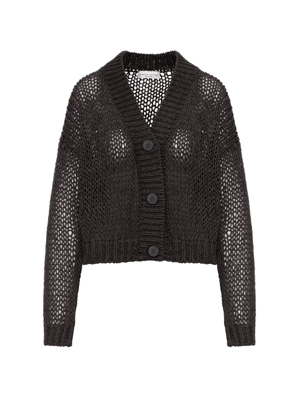 Roberto Collina button-fastening cardigan - Marrone