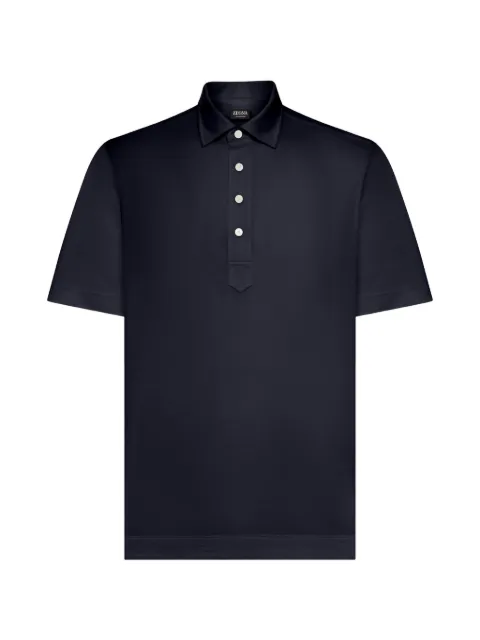 Zegna buttoned polo shirt