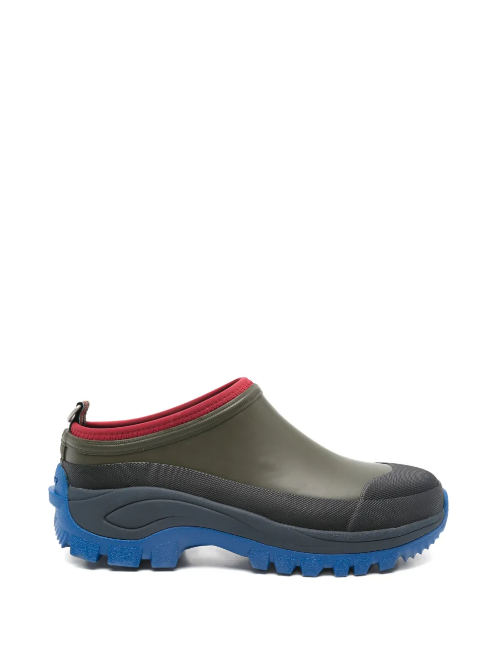 Barbour x Paul Smith lug-sole clogs - Verde
