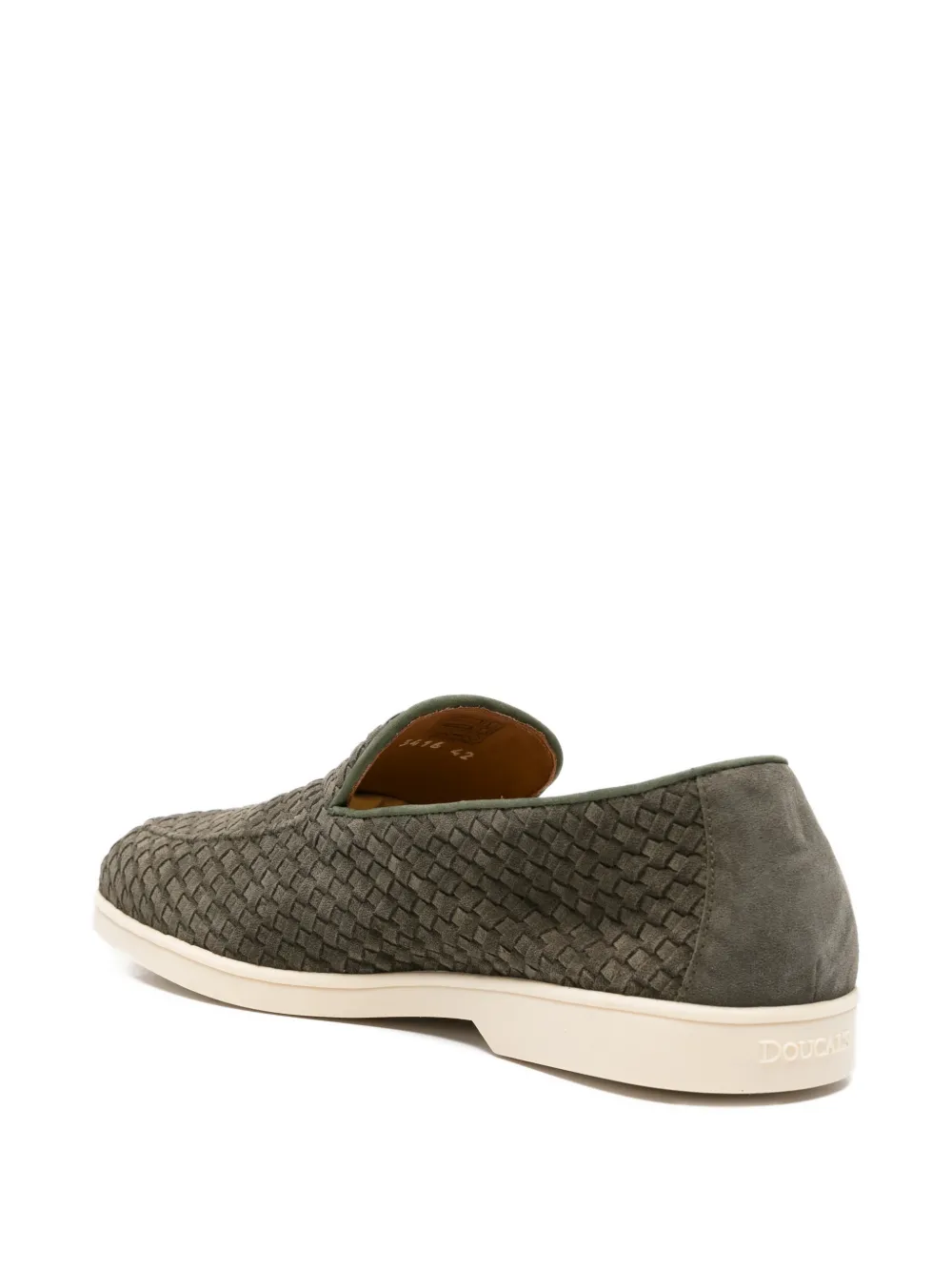 Doucal's Loafers met ronde neus Groen